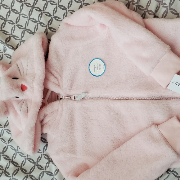 Brand new Carter's pink hoodie - Picture 2 of 2